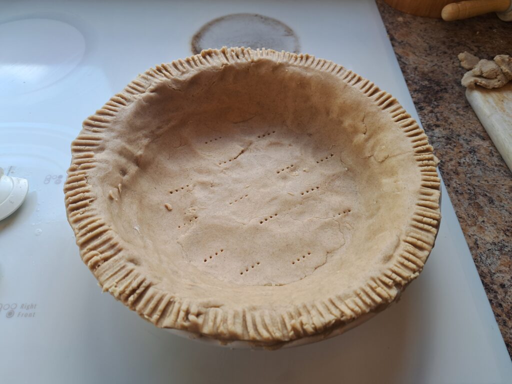Gluten free pumpkin pie crust - homemade from scratch