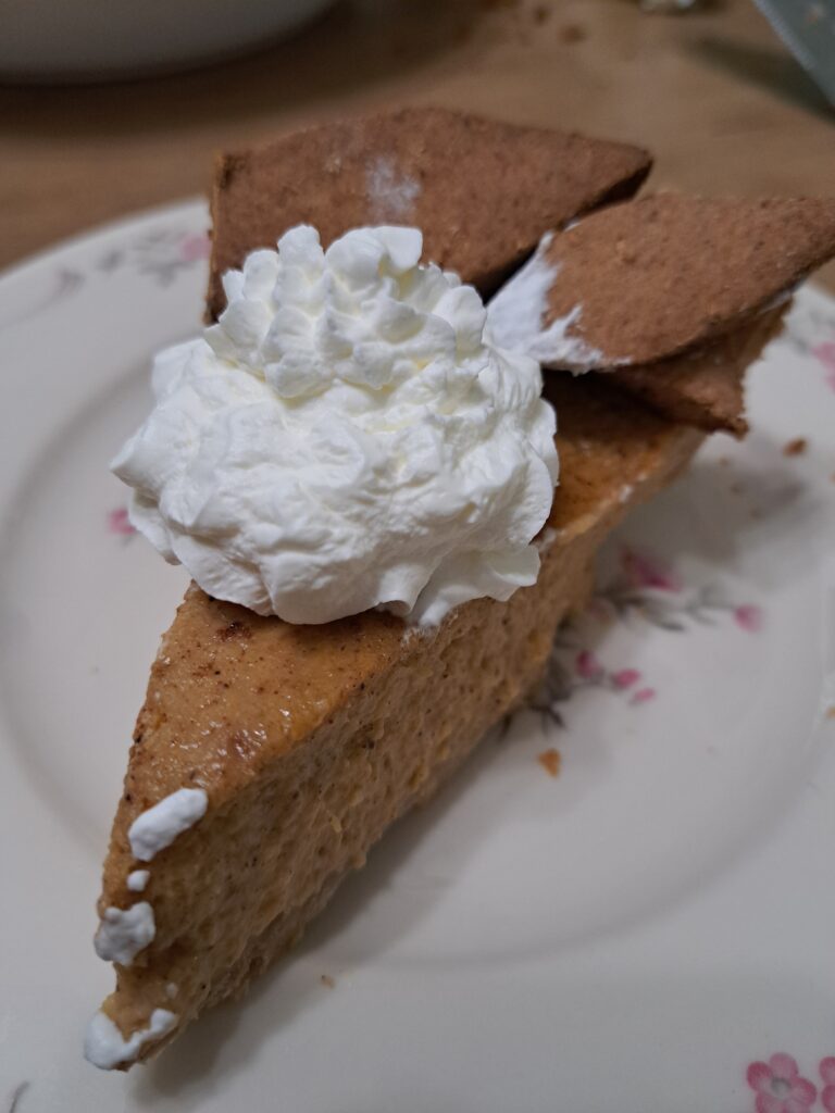 gluten free pumpkin pie